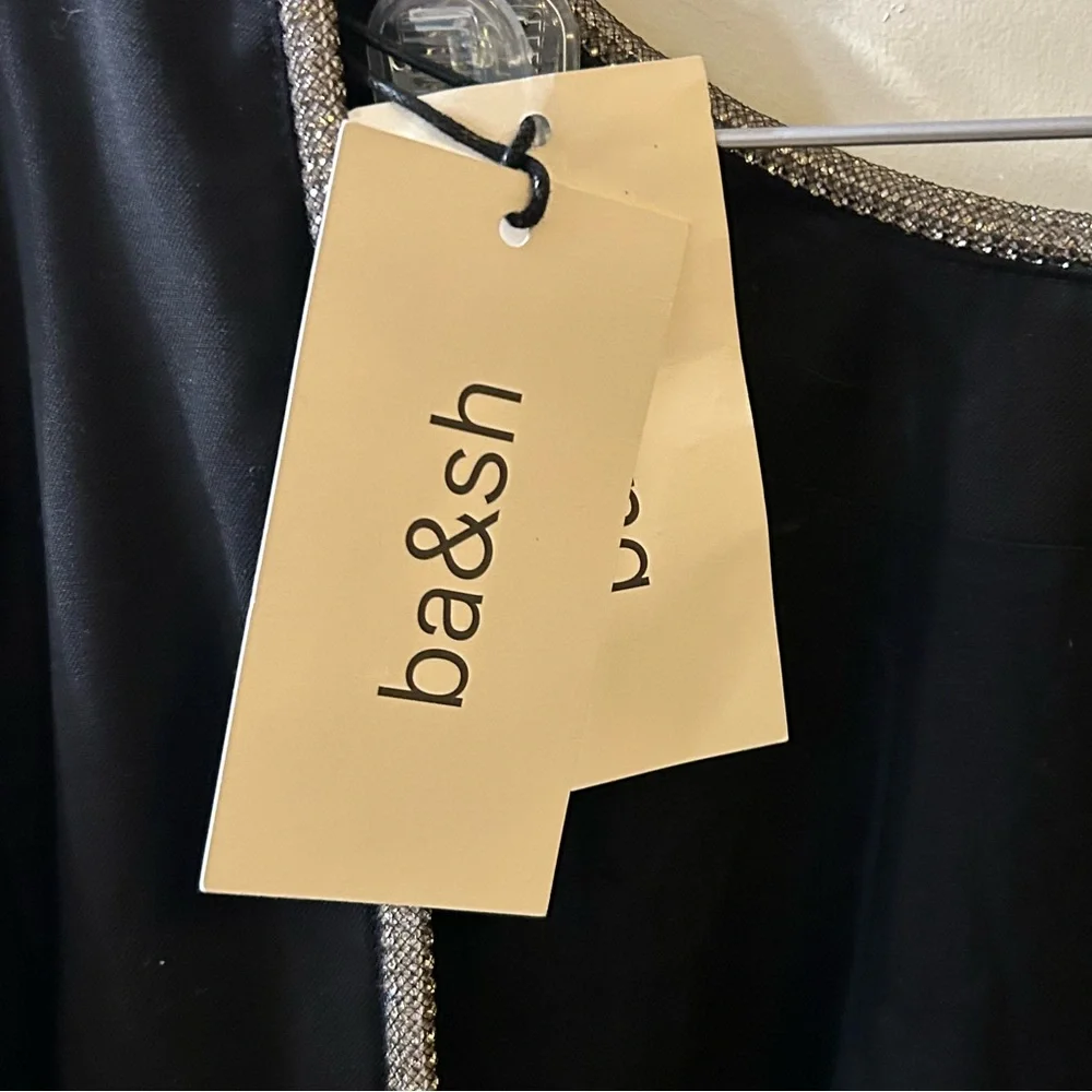 ba&sh Midnight black Open-Back Dress large - Picture 4 of 6